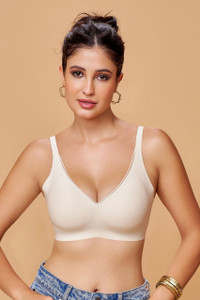 Maroon Women T-Shirt Lightly Padded Bra