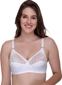 SONA Women's SL007 Non-Padded Full Coverage Lace Bra महिलाओं के लिए फुल कवरेज नॉन-पैडेड ब्रा