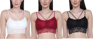 Kamini Dual Dori full Padded women's Bra Women Bralette Lightly Padded Bra