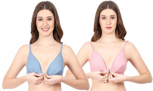 DILSOZ Front Open Cotton Bra Women Everyday Non Padded Bra