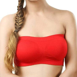 Nyfee Cotton Strapless for Women- Non Padded and Wirefree Women Bandeau/Tube Non Padded Bra