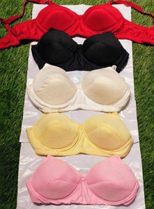 ultra undies Dreams Women's Cotton Lightly Padded Non-Wired T-Shirt Bra Combo Pack of 5 Women Full Coverage Heavily Padded Bra