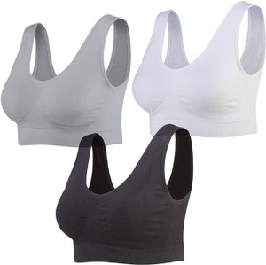 MEEMBOOLI Girls Sports Non Padded Bra