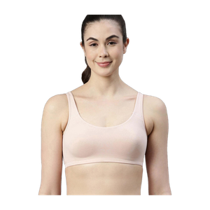 Enamor Enamor Womens SB06-Non-Padded, Wirefree & High Coverage Low Impact Sports Bra Women Sports Lightly Padded Bra