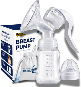 alis Manual Breast Pump with 3-Level Suction Control & Silicone Cushion  - Manual