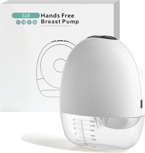 B-Arm Wearable Electric Breast Pump-4 Modes,9 Suction Levels with Nipple Size Finder  - Electric