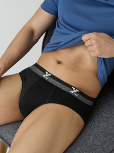 XYXX Men Nova IntelliFresh Cotton Black Brief