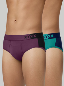 XYXX Men Dualist Intellisoft Micro Modal Color Blocked Brief