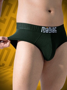 Maniac पुरुषों के लिए Anti-bacterial pouch Odor-Free Modal Self Design Men Brief ब्रीफ