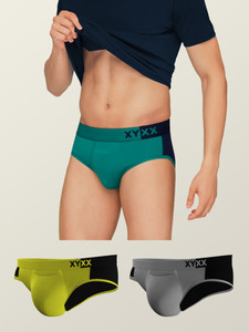 XYXX Men Dualist Intellisoft Micro Modal Color Blocked Brief