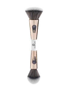 COLORS QUEEN 4 in 1 Foundation, Powder, Eyeshadow Blending and Flat Brush Set