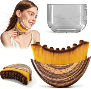 TECNOFEX Contour Face Brush for Sculpting Drainage Facial Massager for Jawline Chin Neck