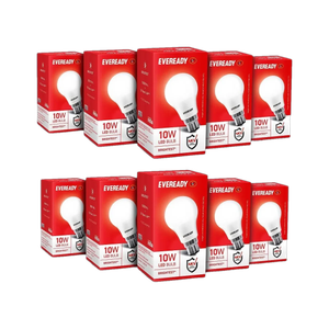 EVEREADY 10W B22 LED Bulb White Pack of 10 - Image 6