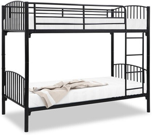 Lakecity group Croatia Black (6x3) Metal Bunk Bed