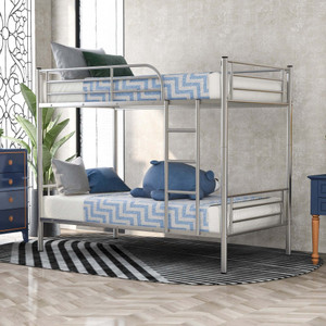 Vibrant Interior ADVIK SILVER (6x3) Metal Bunk Bed
