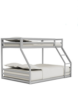 Vibrant Interior Ahem Grey Metal Bunk Bed