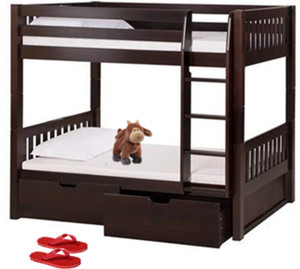 APRODZ Sheesham Solid Wood Bunk Bed