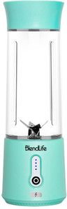 BlendLife Portable Blender For Juices, Shakes,230watt & 4000mah Battery, 500ml Inbuilt Jar 240 W Juicer Mixer Grinder