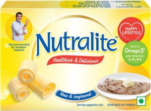 Nutralite Premium|Enriched with Vitamins and Omega 3|Naturally Cholesterol-free Fat Spread