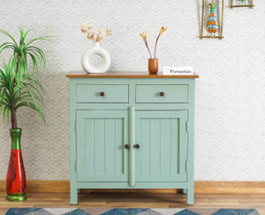 Woodefly Solid Wood Free Standing Sideboard