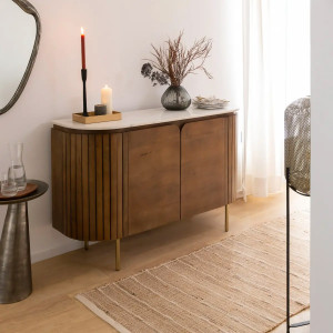THE ATTIC KL-2246 Solid Wood Free Standing Sideboard
