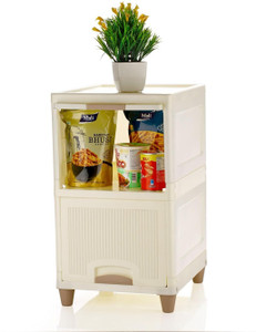 Velfree Plastic Wardrobe for Clothes Versatile Plastic Cupboard for Storage Plastic Free Standing Cabinet