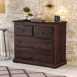 TRUE FURNITURE Sheesham ( Rosewood ) Solid Wood Free Standing Sideboard