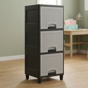 MAXTID Free Standing Multi-Layer Drawer Desk Organizer for Daily Use Plastic Free Standing Cabinet