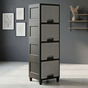 MAXTID Free Standing Multi-Layer Drawer Desk Organizer for Daily Use Plastic Free Standing Cabinet
