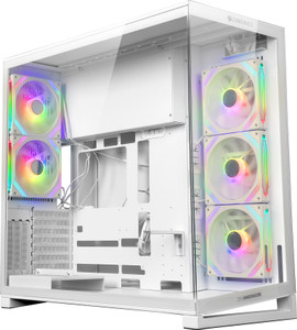 ZEBRONICS Zeb-Shadowcore White Full Tower Cabinet - Image 6