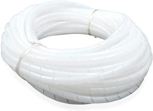 Sourcingmap 4mm Flexible Spiral Tube Cable Wire Wrap Computer Manage Cord Clear 7M Length