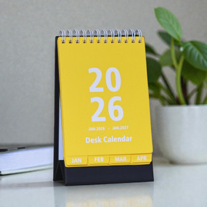 INNAXA 2026 Desk Calendar, Mini Calendar ,Cute stylish mini desktop Desk Calendar 2026 Table Calendar
