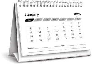 Avni Prints For Home, Office and other uses 2025 Table Calendar