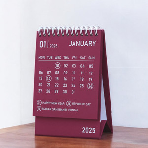 INNAXA 2025 Desk Calendar | Monthly calendar | Desk planner | Notes | 2025 Table Calendar