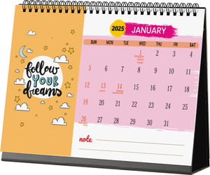 AccuPrints MD.3 desk-FL 2025 Table Calendar