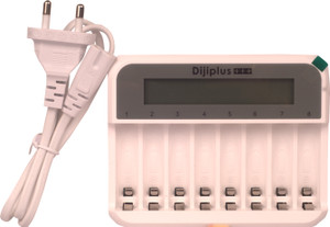 Lamkoti LCD cell charger with Ultra Fast for AA and AAA Ni-mh Rechargeable cell (8 slot)  Camera Battery Charger