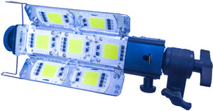 PICPRO Hi-Glo Porta LED 7 Panel Light Low Power Consuming LED Panels -350Watt 1000 lx Camera LED Light