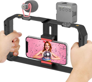 ZODUCT Rig Smartphone Video Stabilizer Mount for Video, Film Maker, Handle Grip Bracket Rig Mount Camera Rig
