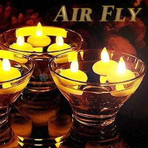 Air Fly Water Bowl Diwali Lighting Decor Items Bedroom Sensor LED Light for for Poja Candle