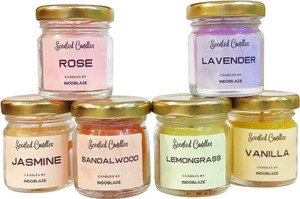 Indoblaze Scented Candles For Home Decor, Fragrance for Bedroom/Gifting Candle