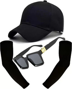 FLEXCY Embroidered, Self Design, Solid Cricket Cap