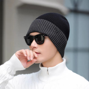 Highever korean style (double layers warm fabric) winter cap for men Beanie Cap