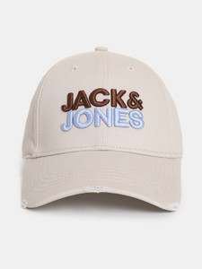 JACK & JONES एम्ब्रॉइडरेड स्पोर्ट्स/रेगुलर कैप टोपी