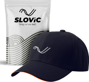 SLOVIC Summer Cap for Men & Women Head Caps for Sports(Orange) Sports/Regular Cap