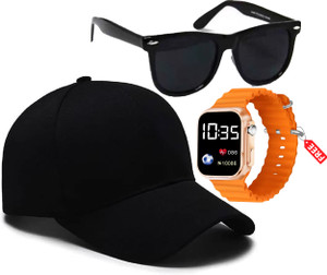 FD FLORIDA Solid, Self Design Sports/Regular Cap Cap