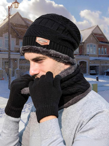 YOUTH ROBE Solid Beanie Cap