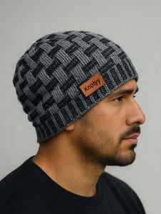 Knotyy Solid Beanie Cap