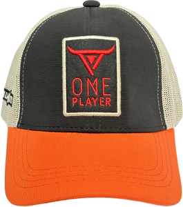 One Player Embroidered Trucker Cap Cap