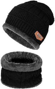 PW PENCILWALA Solid Beanie Cap