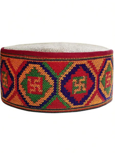 ARUNA KULLU HANDLOOM Embroidered Skull Cap Cap